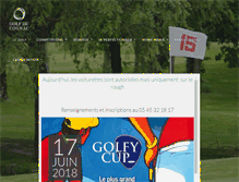 Tablet Screenshot of golfducognac.com